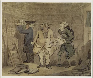 El autor y su editor, 1784